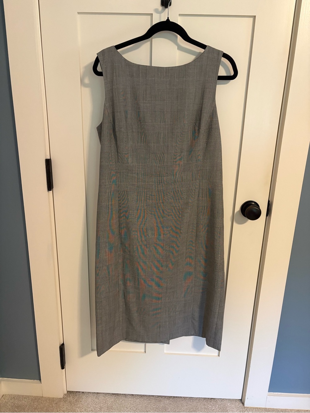 J. Crew Gray Sleeveless Sheath Dress